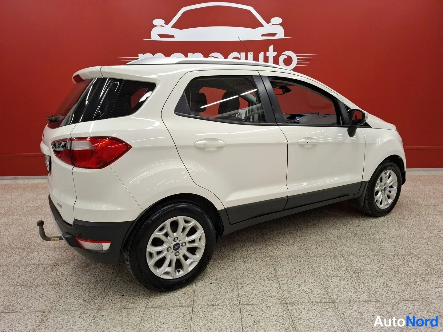 White Ford EcoSport 2017, rear three-quarter, photo 7