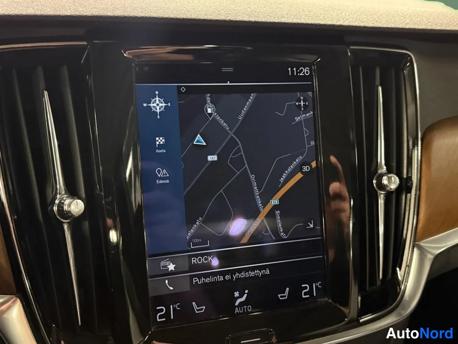 Musta Volvo S90 2017, yksityiskohta, kuva 14