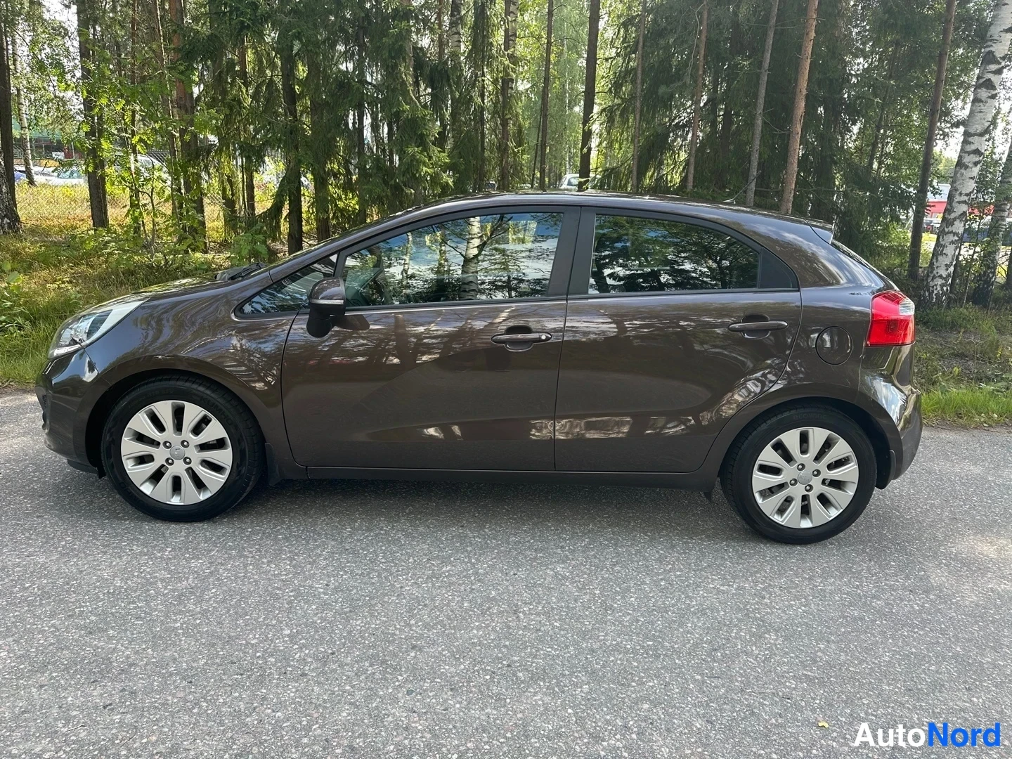 Brown Kia Rio 2015, side, photo 8