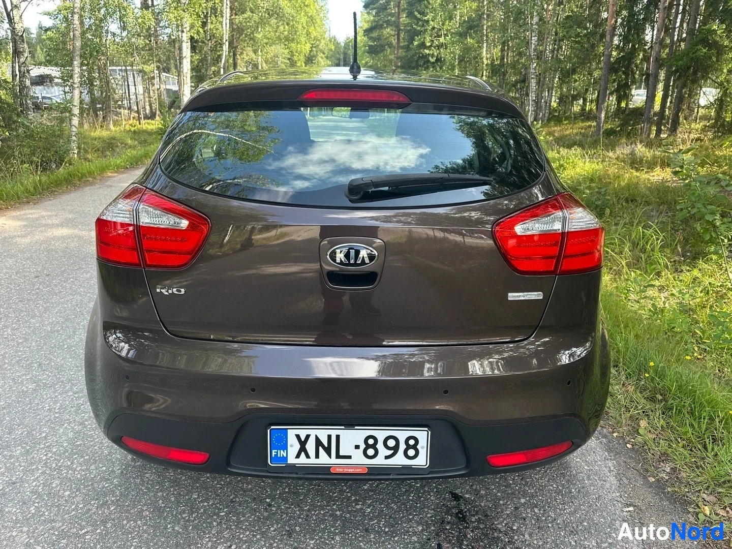 Brown Kia Rio 2015, rear, photo 11