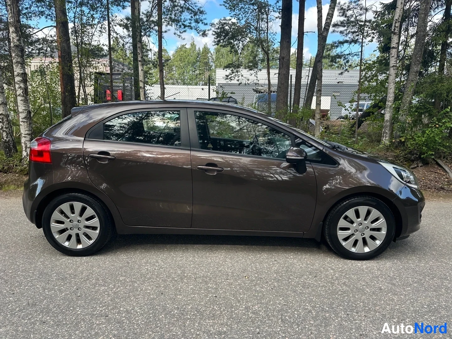 Brown Kia Rio 2015, side, photo 5