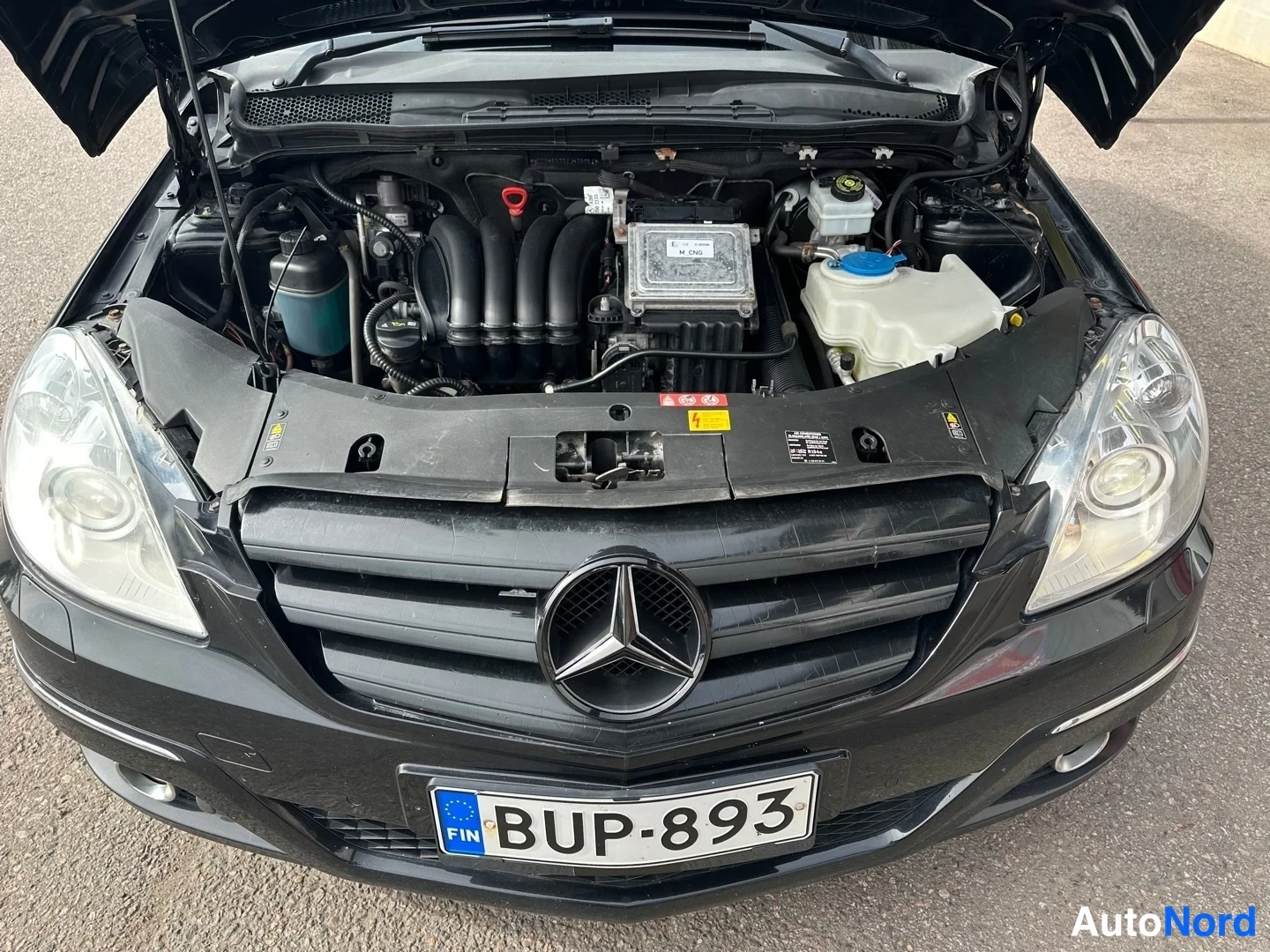 Black Mercedes-Benz B 170 2009, front, photo 6