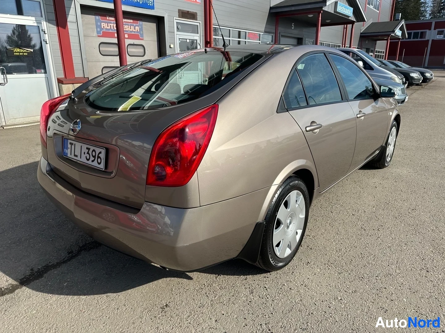 Beige Nissan Primera 2005, takaviisto, kuva 7