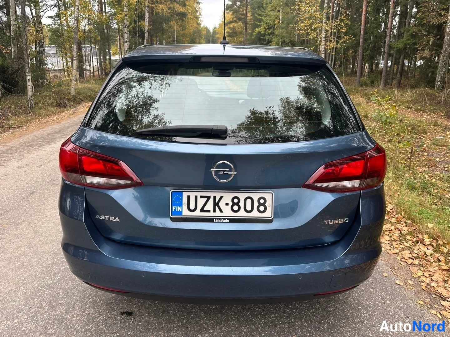 Blue Opel Astra 2016, rear, photo 15