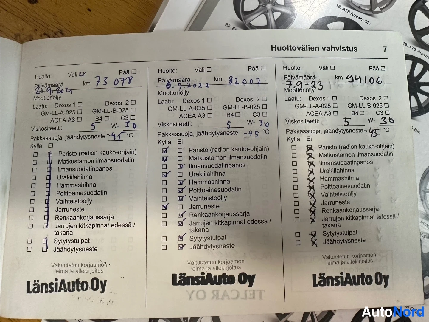 Blue Opel Astra 2016, document, photo 18