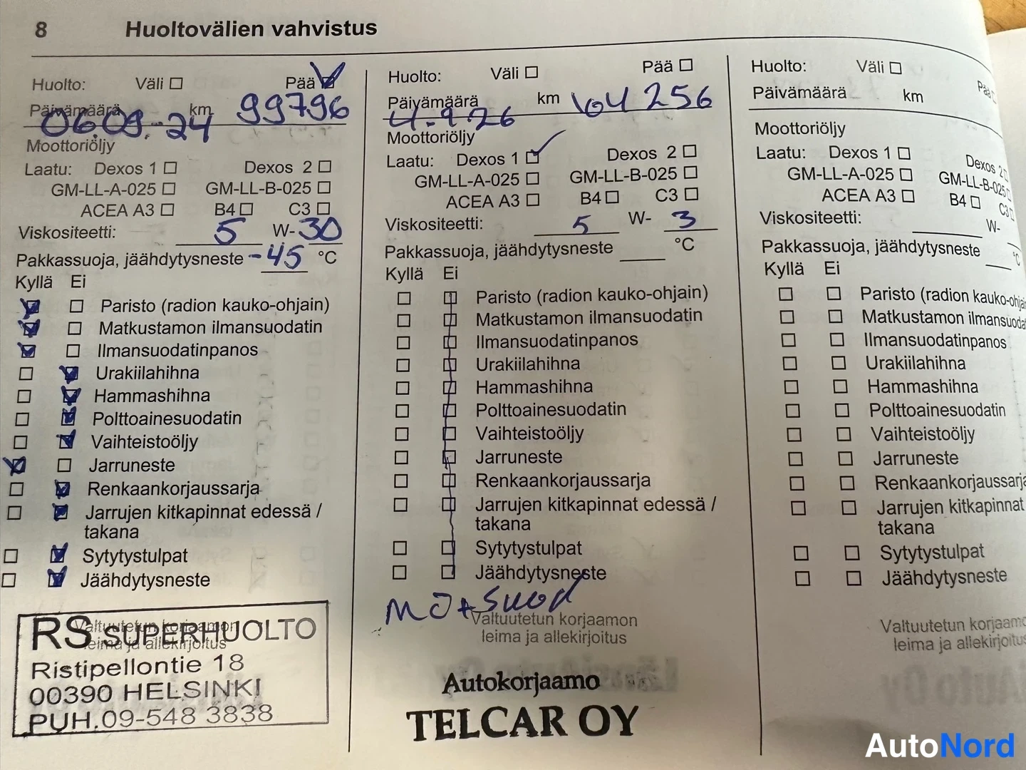 Blue Opel Astra 2016, document, photo 19