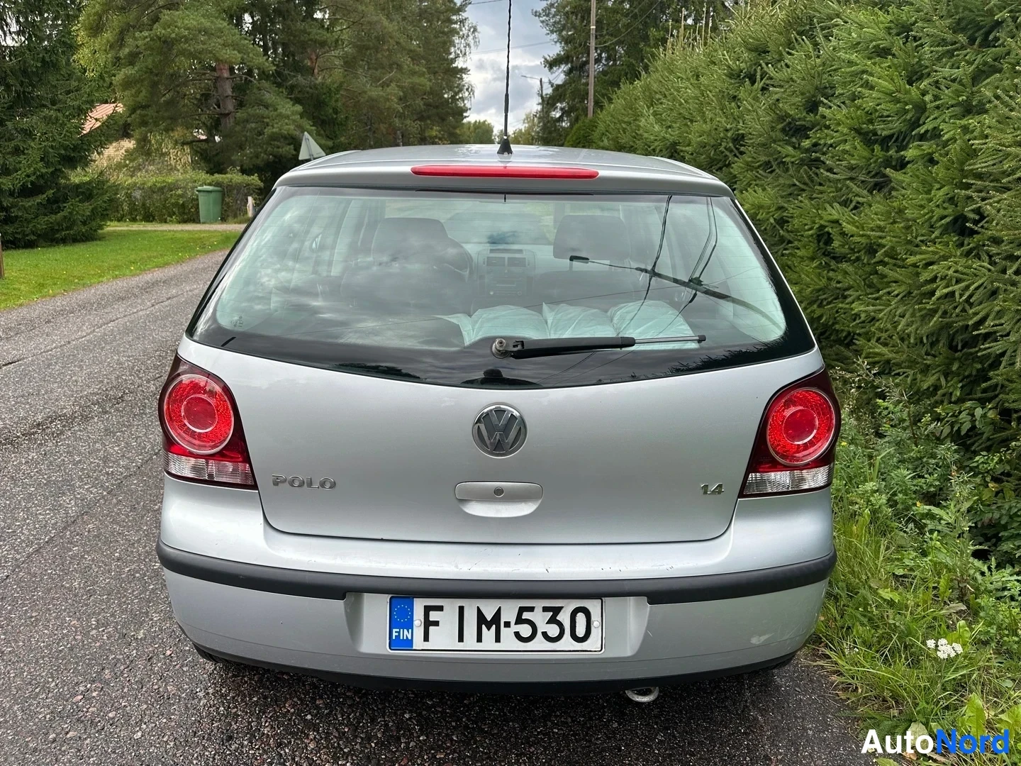 Silver Volkswagen Polo 2008, rear, photo 12