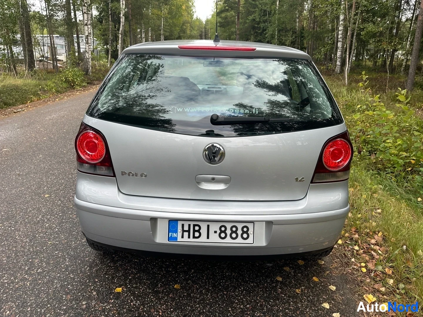 Silver Volkswagen Polo 2007, rear, photo 12