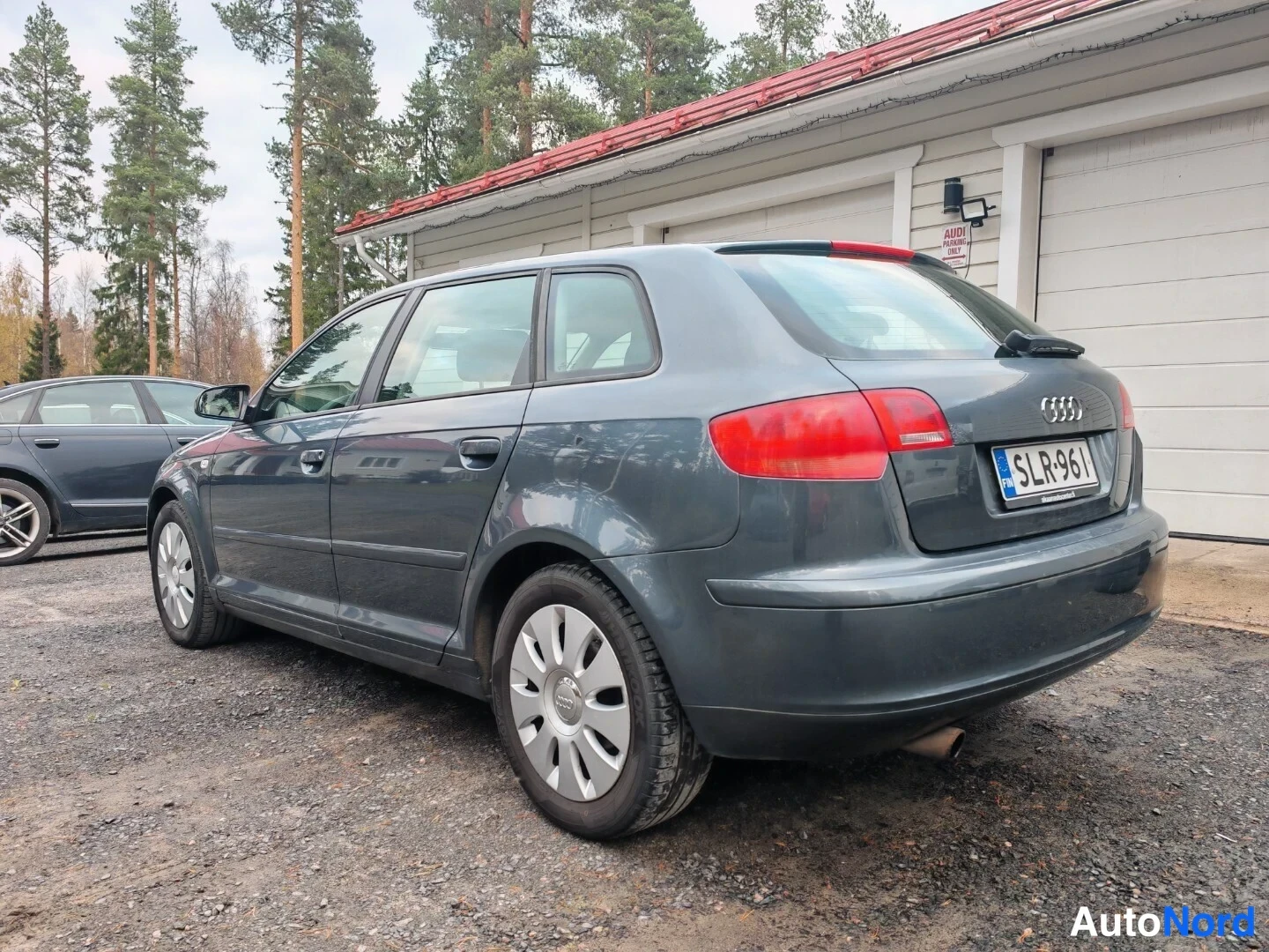 Harmaa Audi A3 Sportback 2005, takaviisto, kuva 7