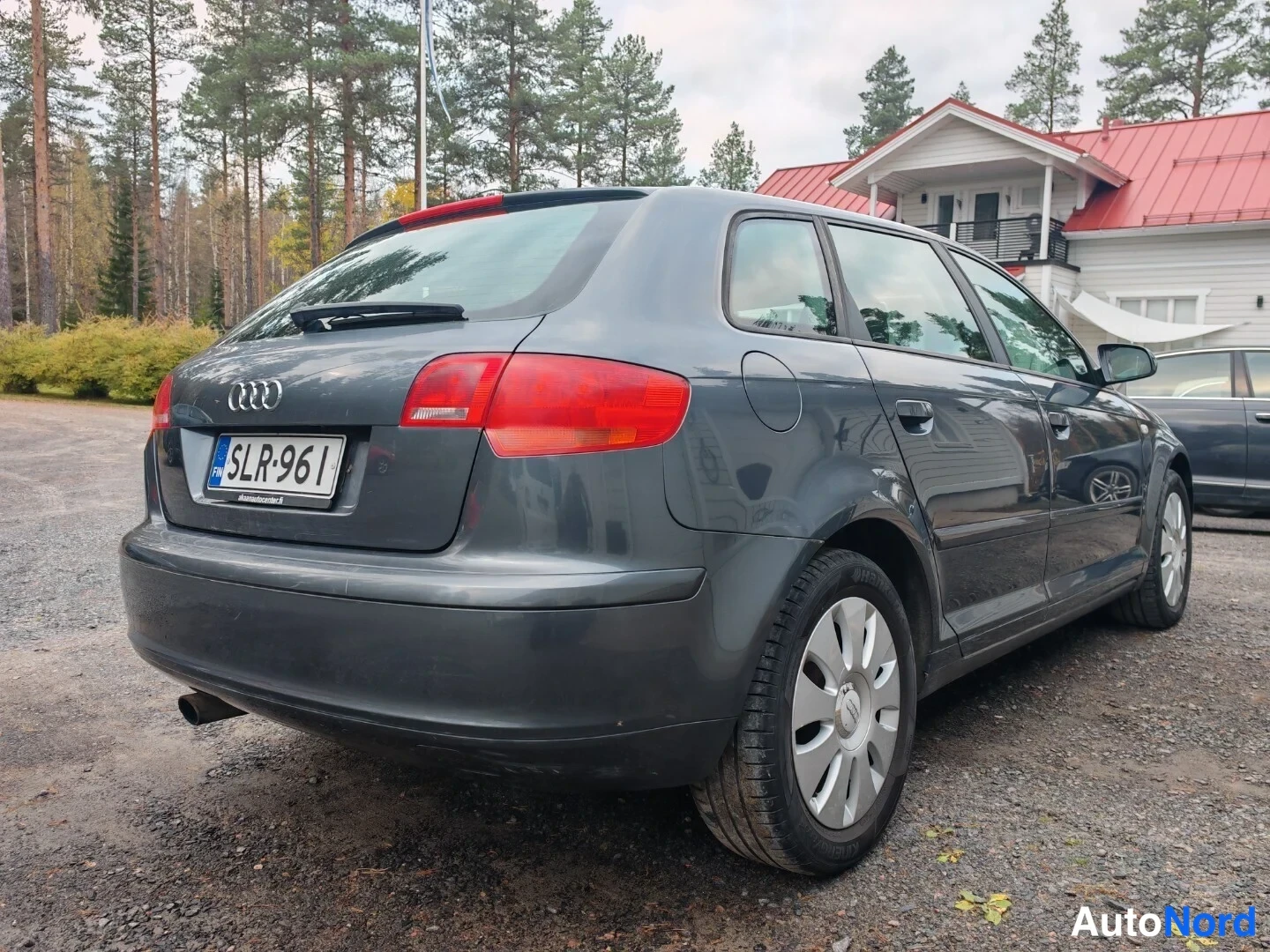 Harmaa Audi A3 Sportback 2005, takaviisto, kuva 6