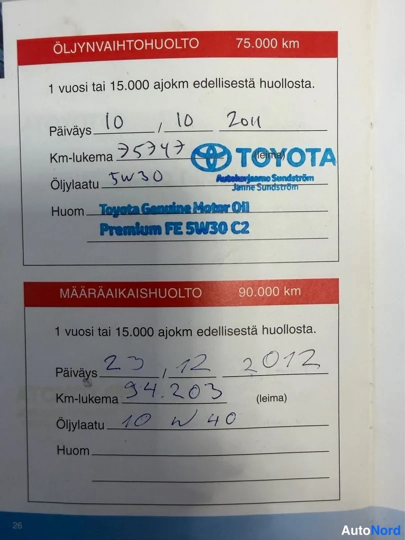 Ruskea Toyota Avensis 2007, kuva 24