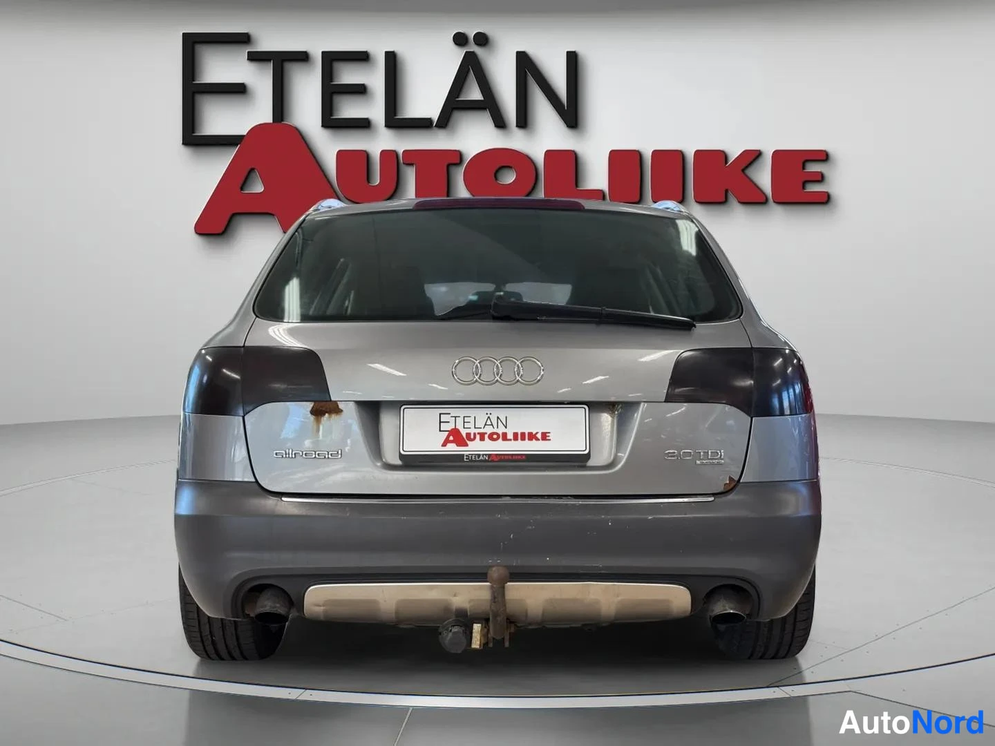 Harmaa Audi A6 allroad quattro 2006, takaa, kuva 5