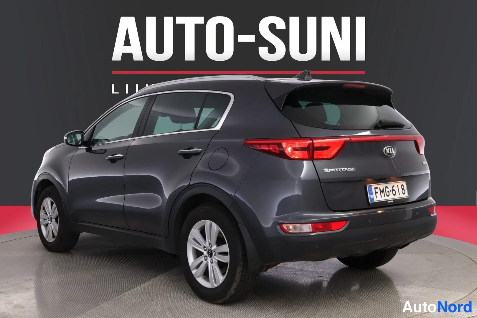 Harmaa Kia Sportage 2016, takaviisto, kuva 6