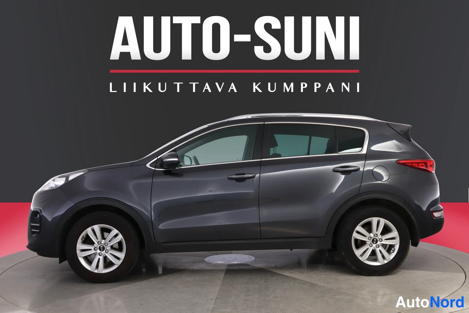 Harmaa Kia Sportage 2016, sivulta, kuva 4
