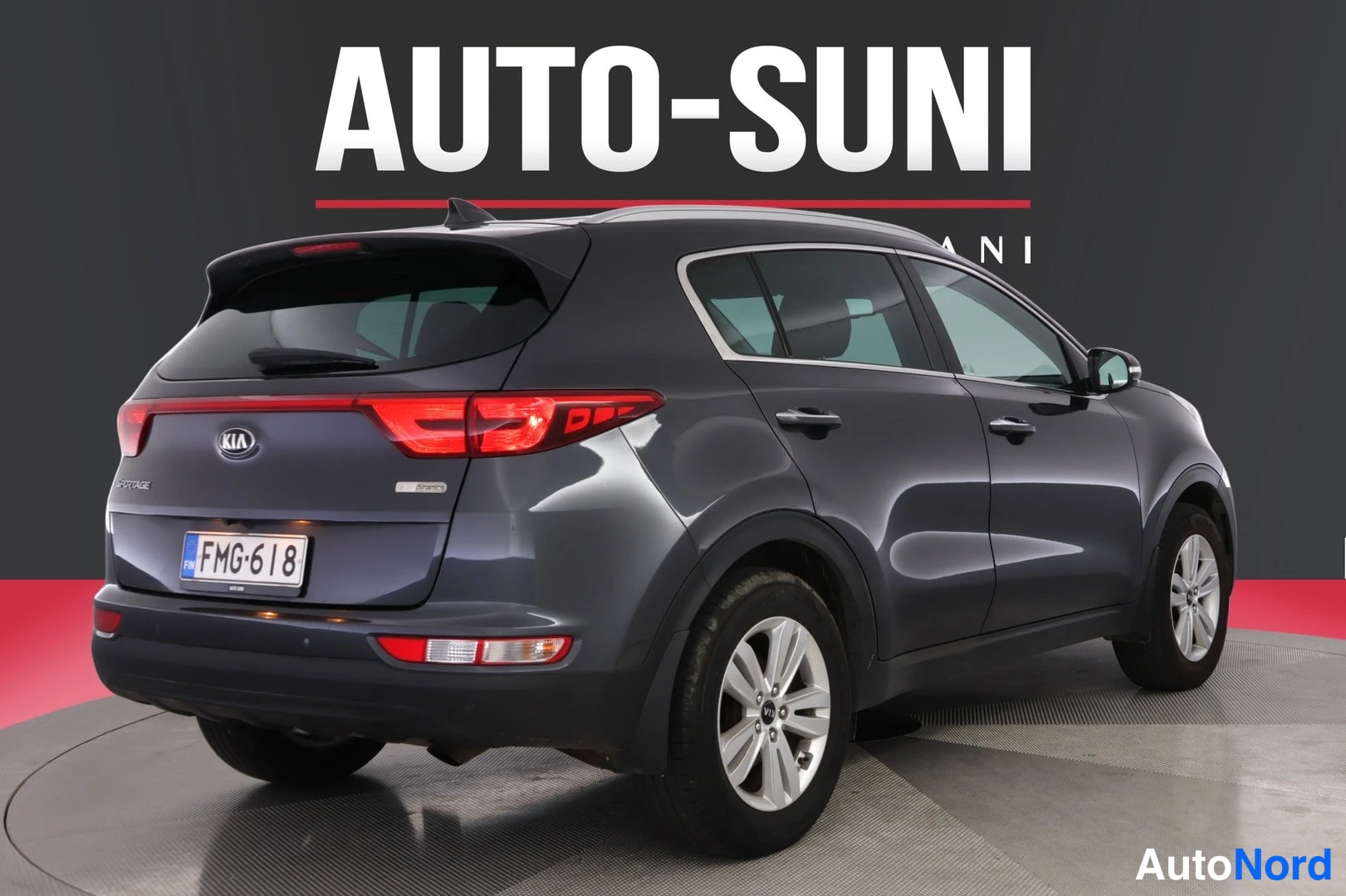 Harmaa Kia Sportage 2016, takaviisto, kuva 5