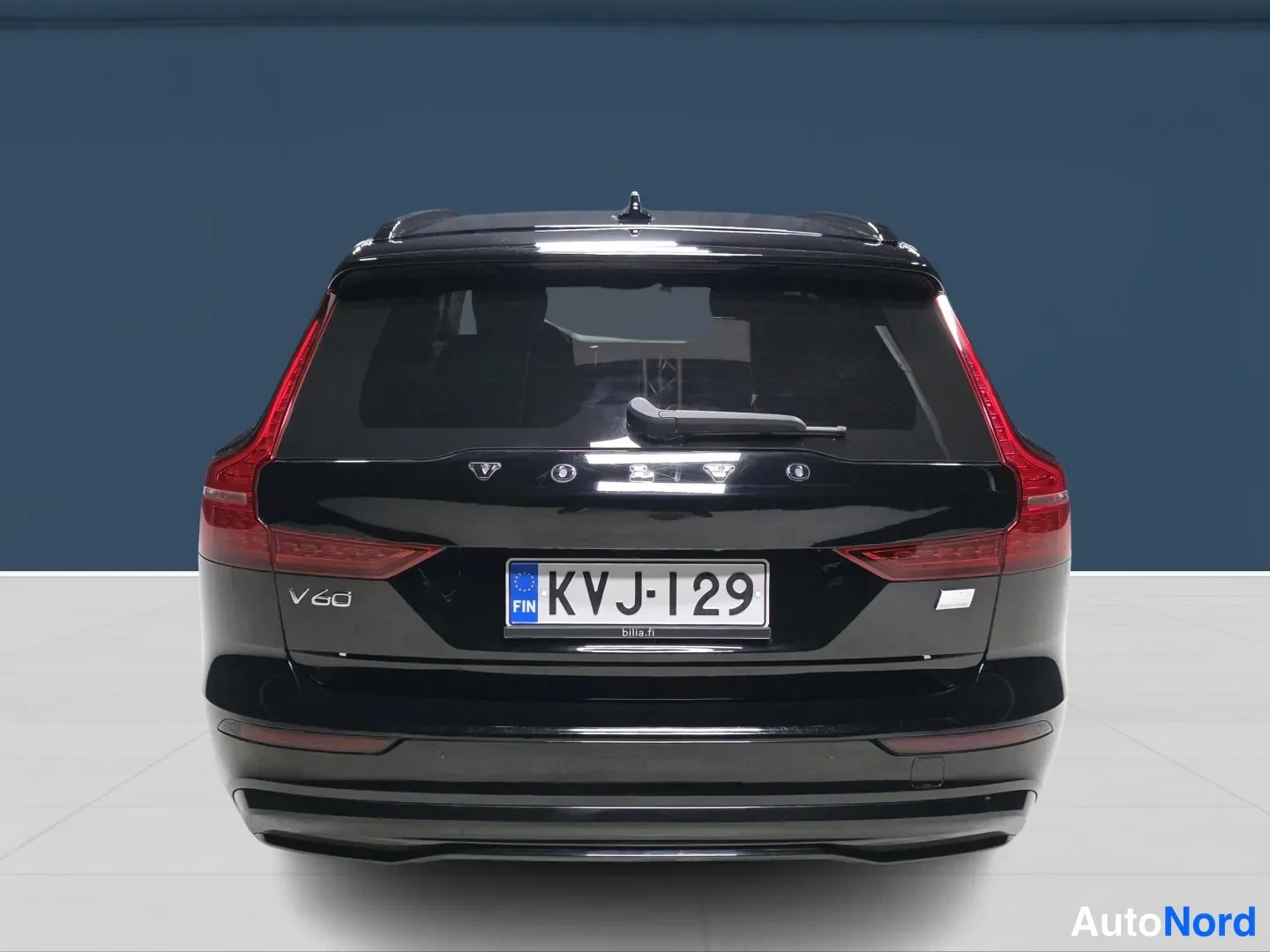 Black Volvo V60 2023, rear, photo 6