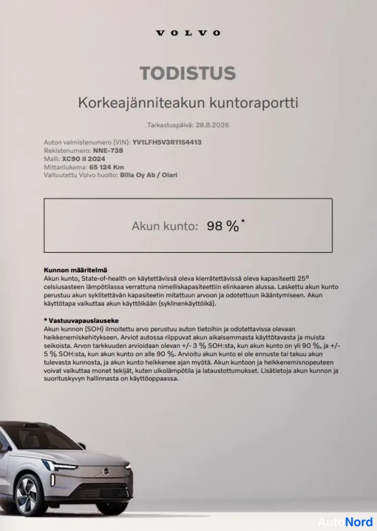 Blå Volvo XC90 2024, bild 19