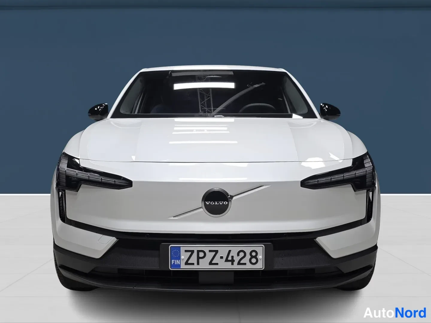 White Volvo EX30 2026, front, photo 2