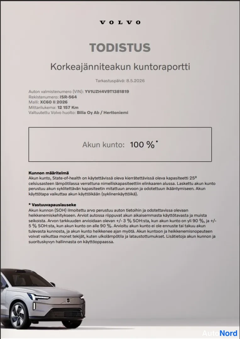Harmaa Volvo XC60 2026, kuva 8