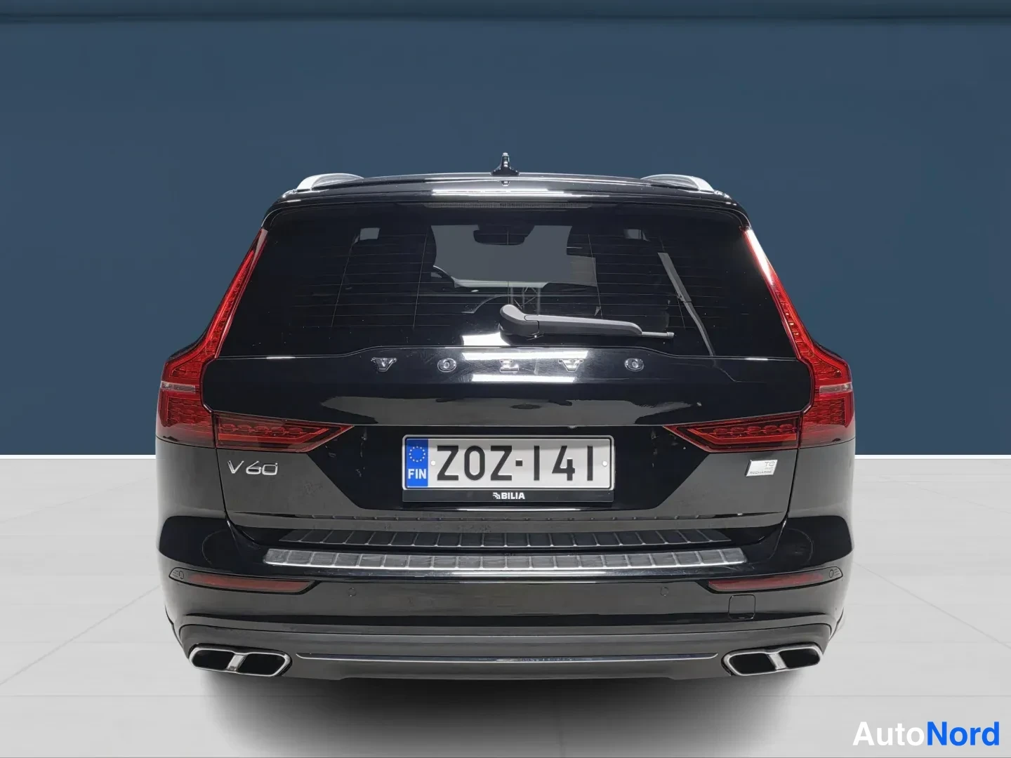 Black Volvo V60 2022, rear, photo 6