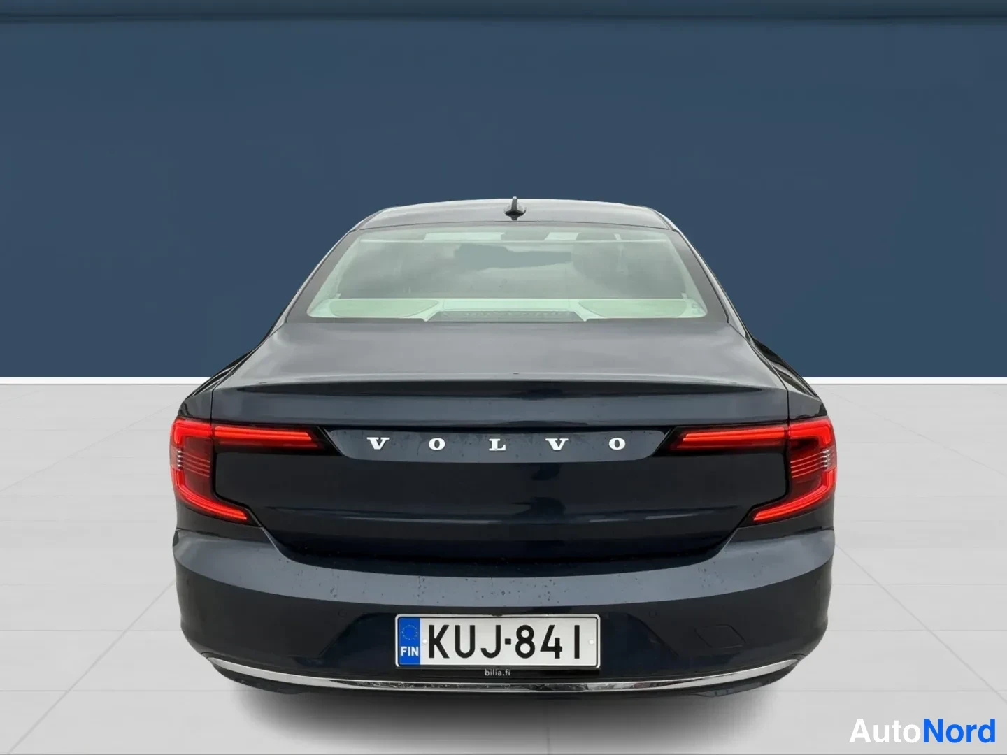 Blue Volvo S90 2021, rear, photo 8