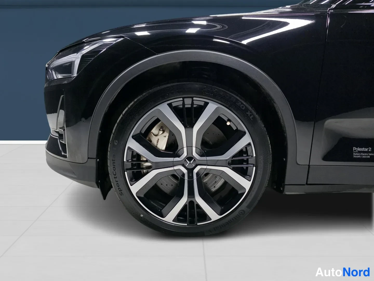 Black Polestar 2 2023, photo 2