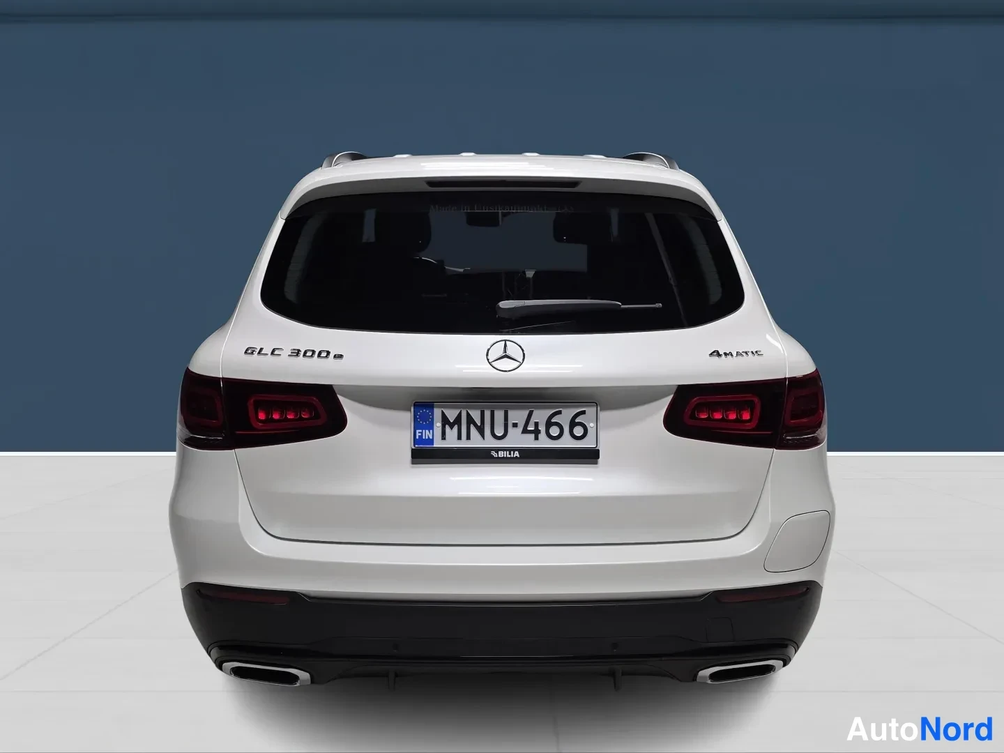 White Mercedes-Benz GLC 2021, rear, photo 6