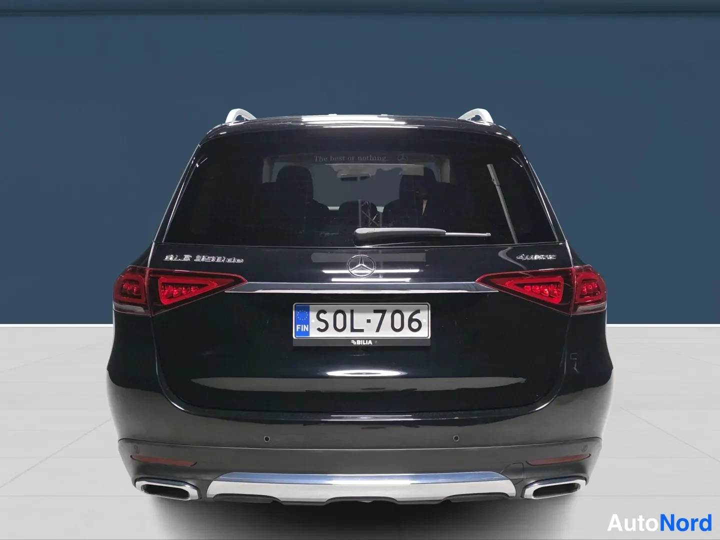 Musta Mercedes-Benz GLE 2020, takaa, kuva 6