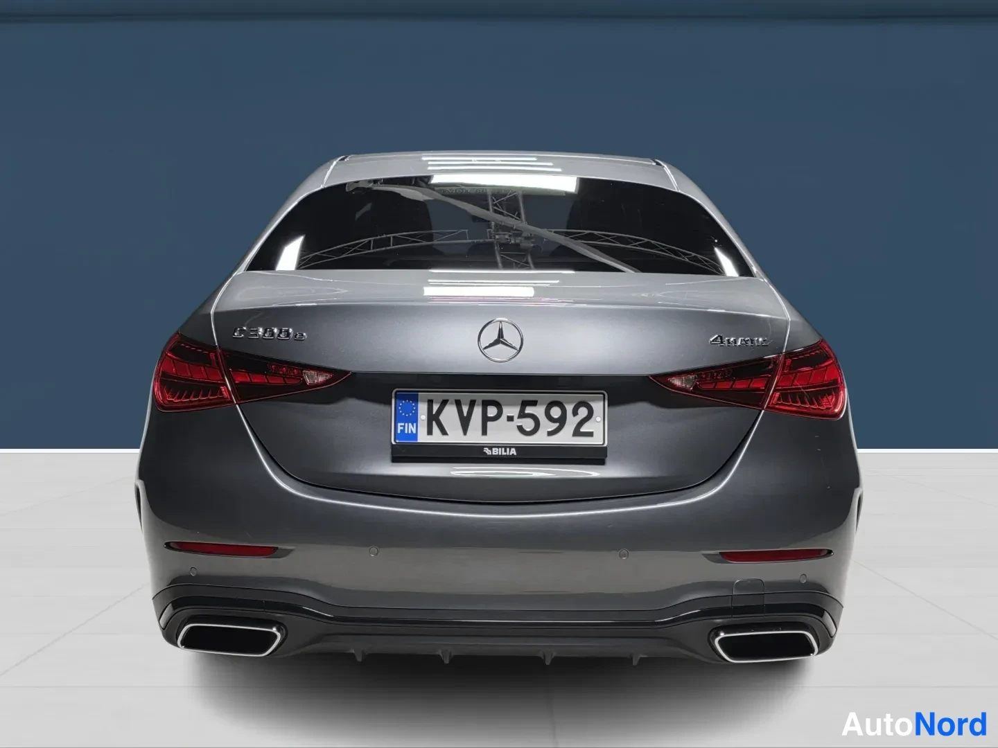 Grey Mercedes-Benz C 2023, rear, photo 6