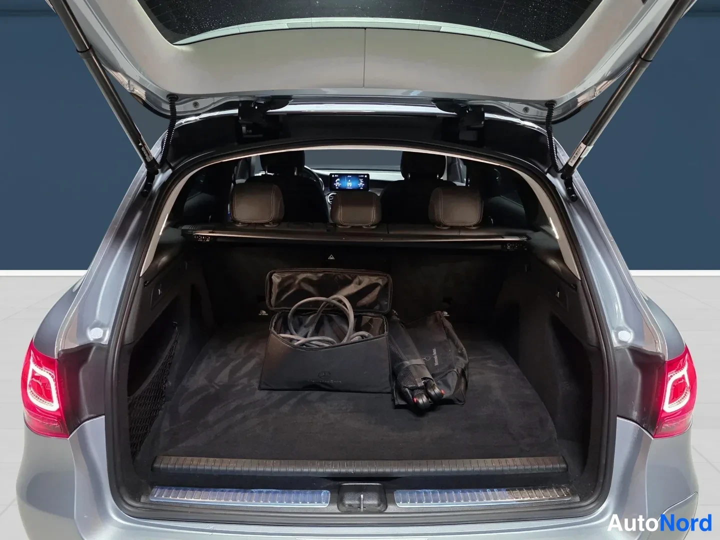 Grey Mercedes-Benz GLC 2022, rear, photo 7
