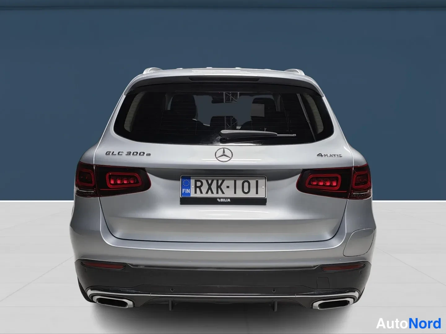 Grey Mercedes-Benz GLC 2022, rear, photo 6