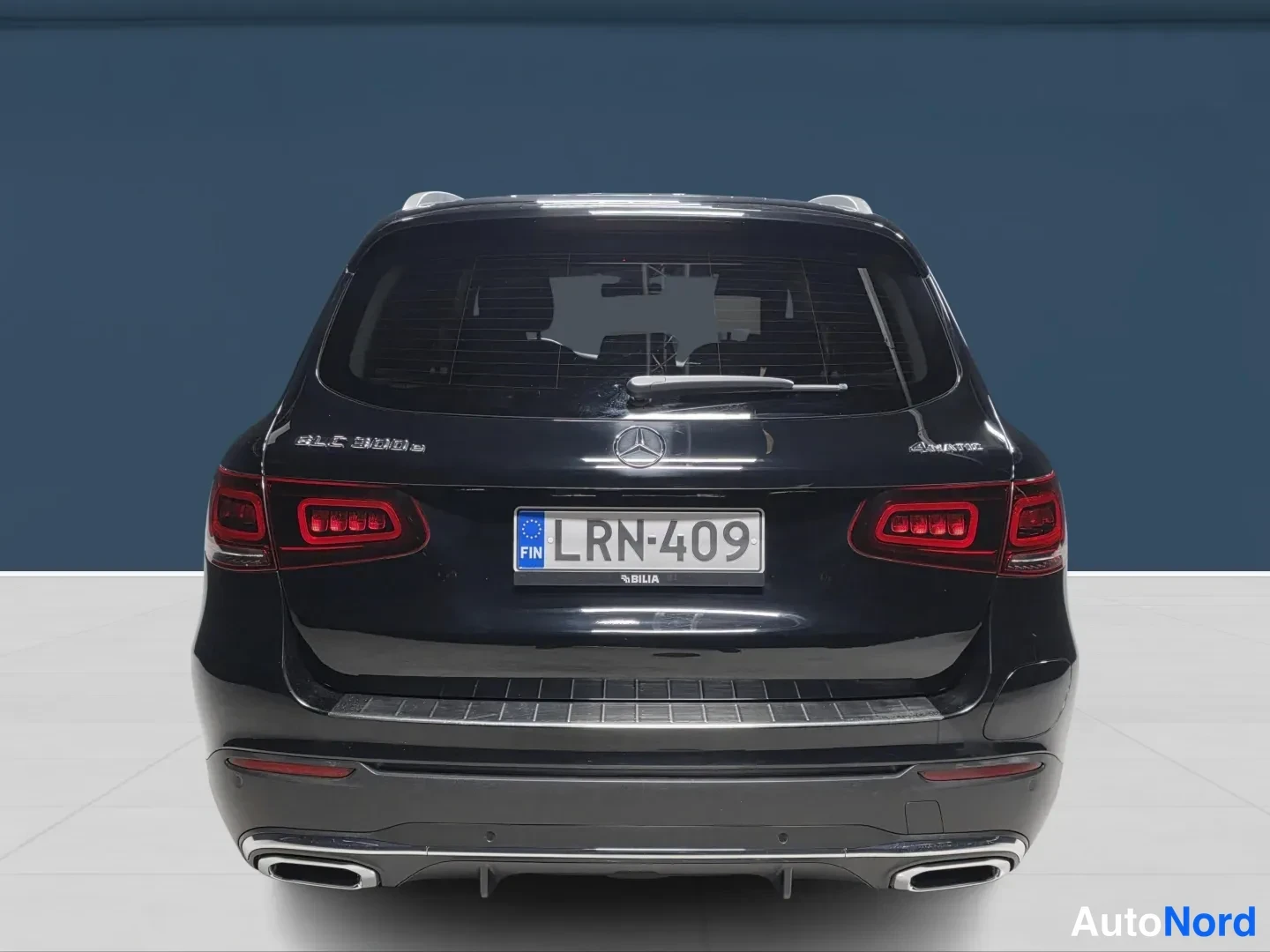 Black Mercedes-Benz GLC 2022, rear, photo 6