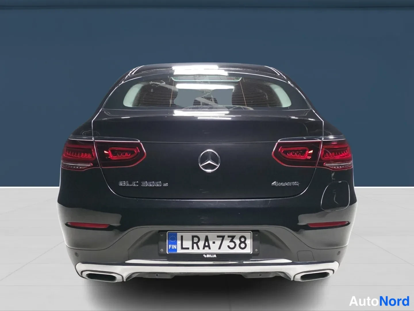 Black Mercedes-Benz GLC 2021, rear, photo 6