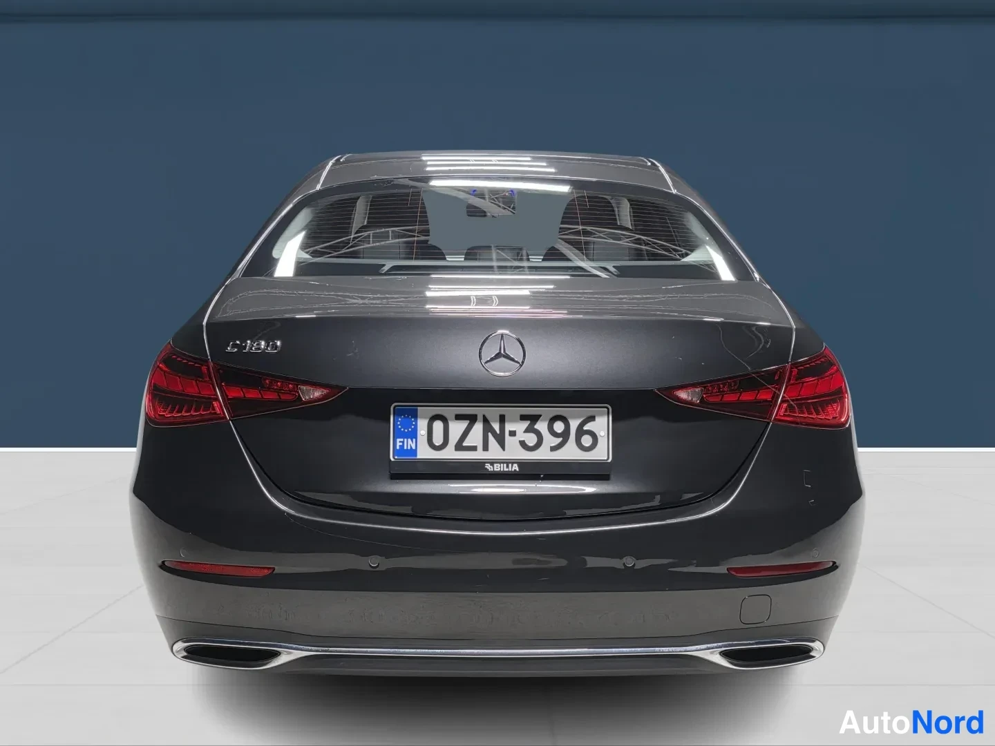 Grey Mercedes-Benz C 2023, rear, photo 6