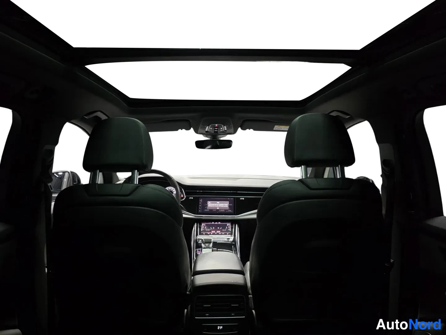 Blue Audi Q7 2020, photo 17