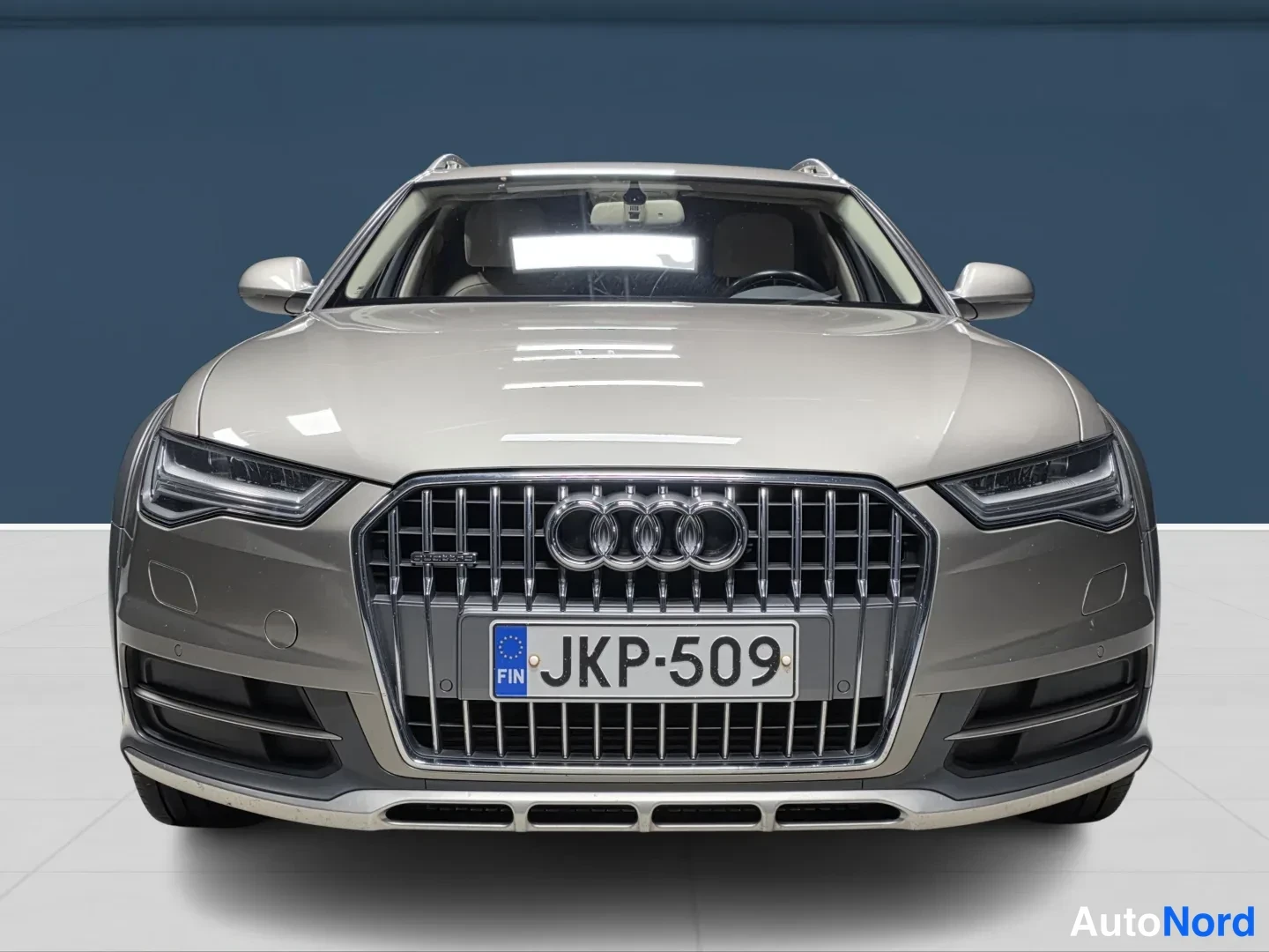 Beige Audi A6 Allroad Quattro 2018, front, photo 3