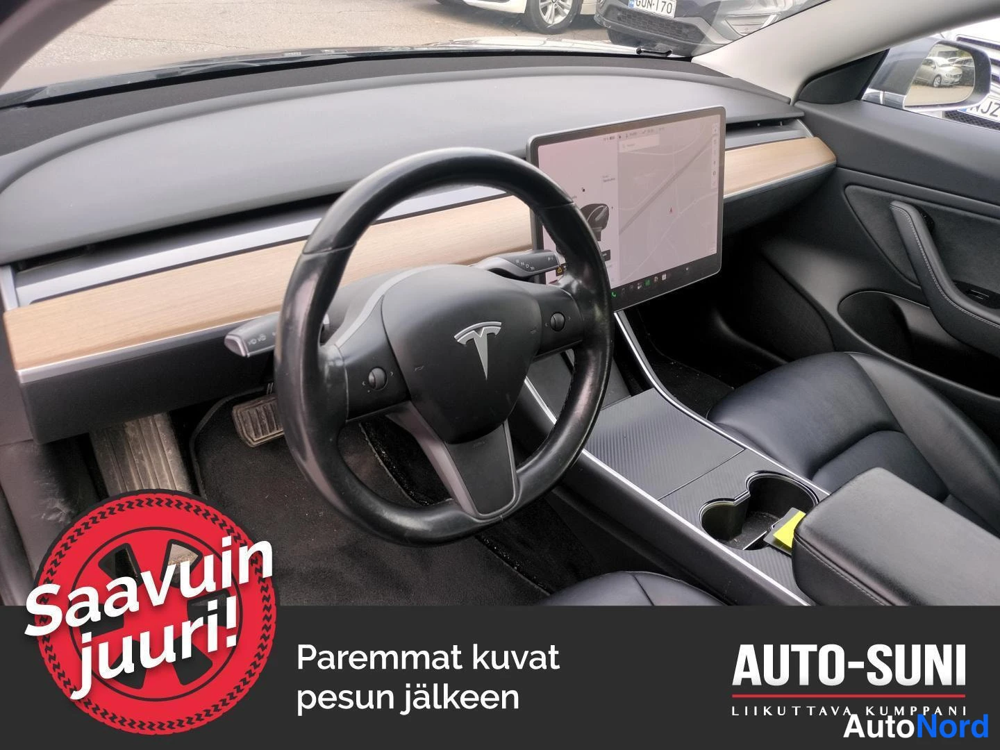 Harmaa Tesla Model 3 2019, kuva 6