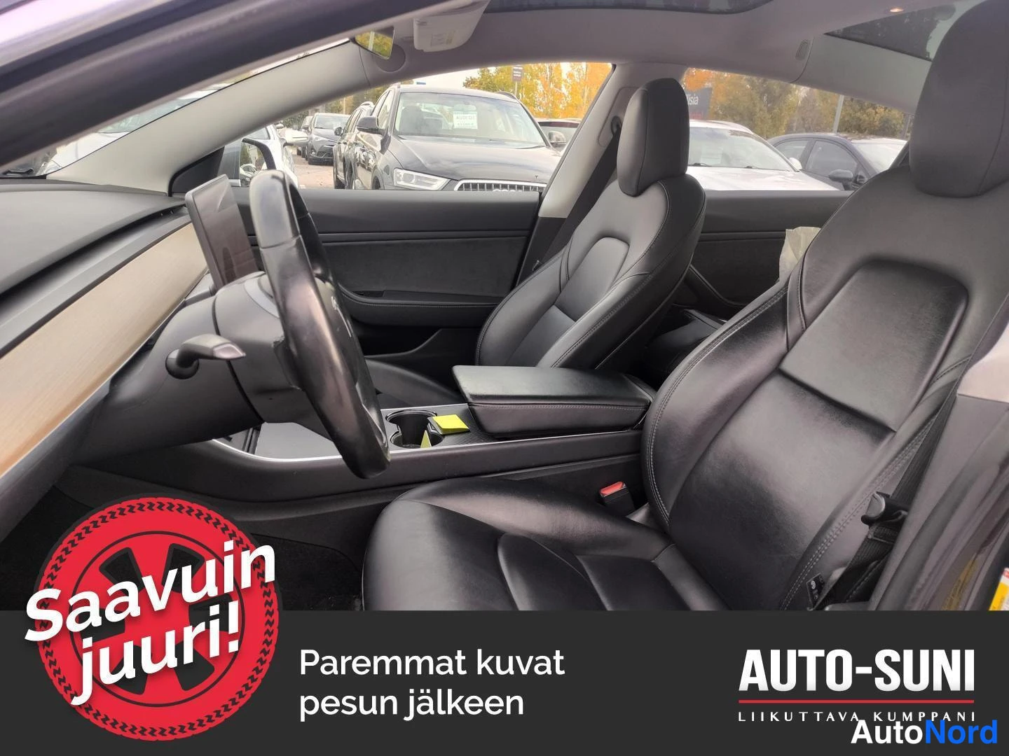 Harmaa Tesla Model 3 2019, kuva 5