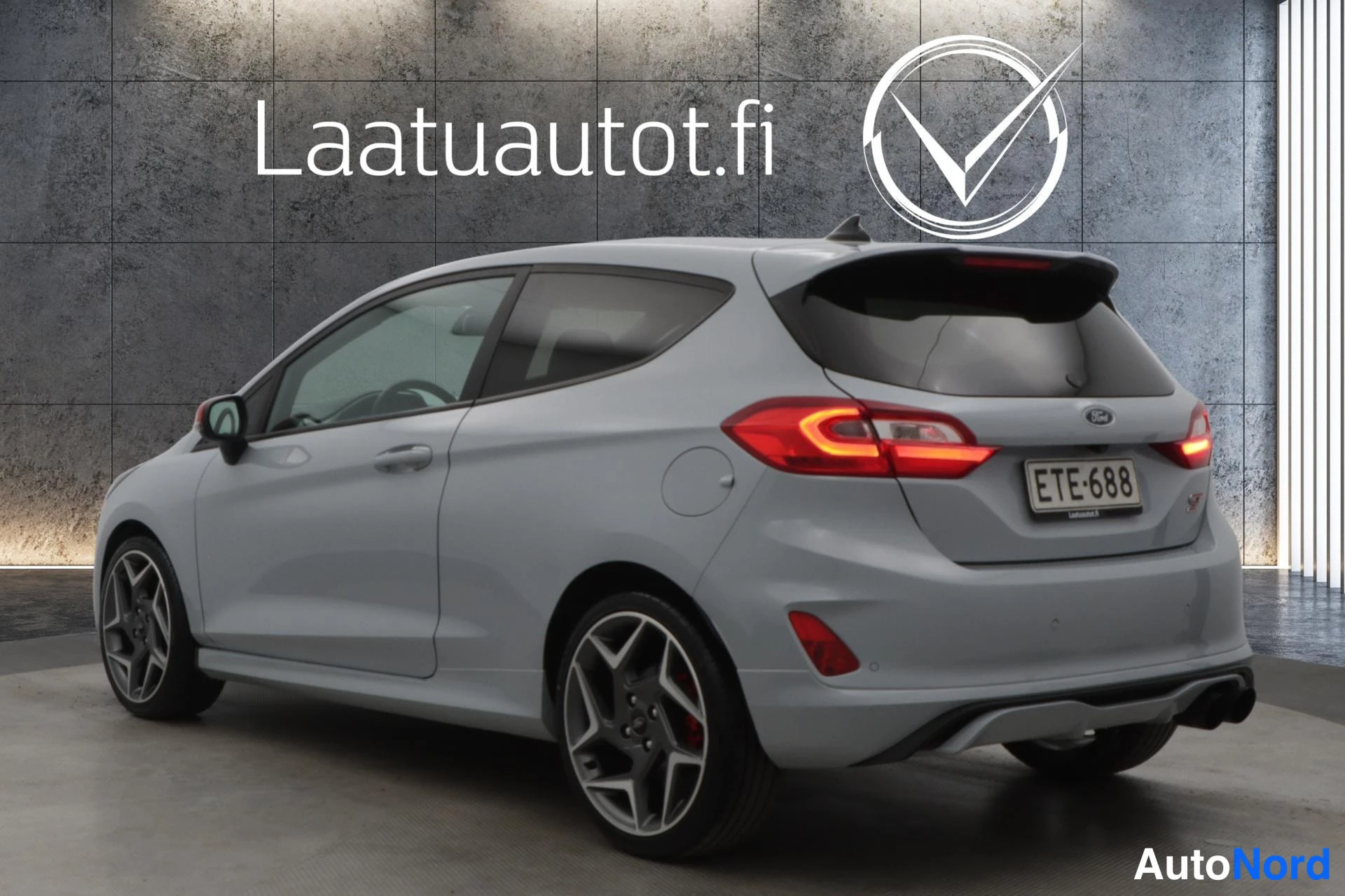 Harmaa Ford Fiesta 2019, takaviisto, kuva 7
