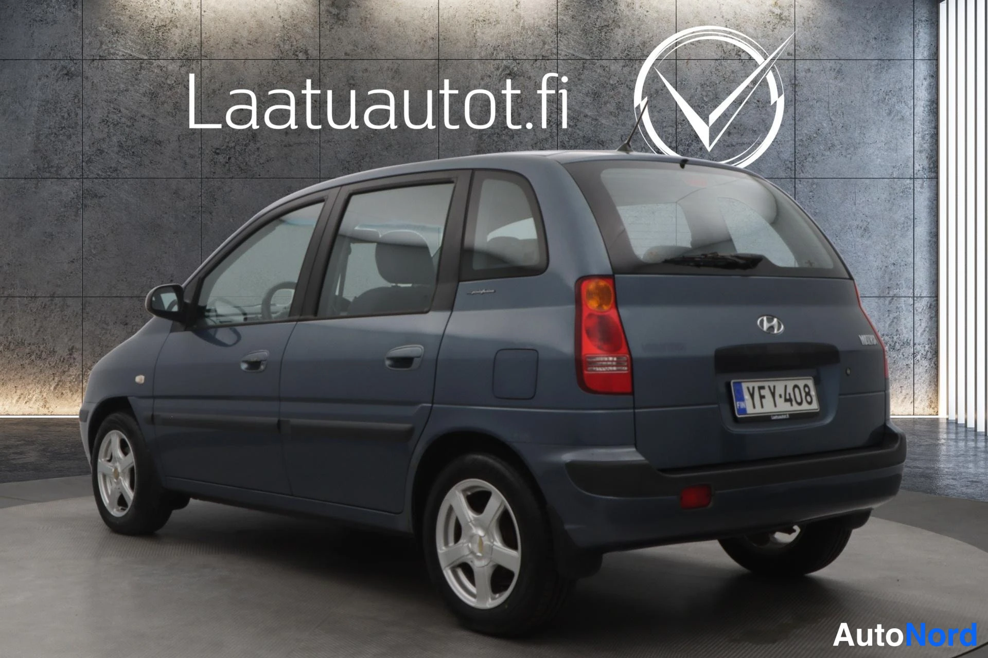 Sininen Hyundai Matrix 2005, takaviisto, kuva 5