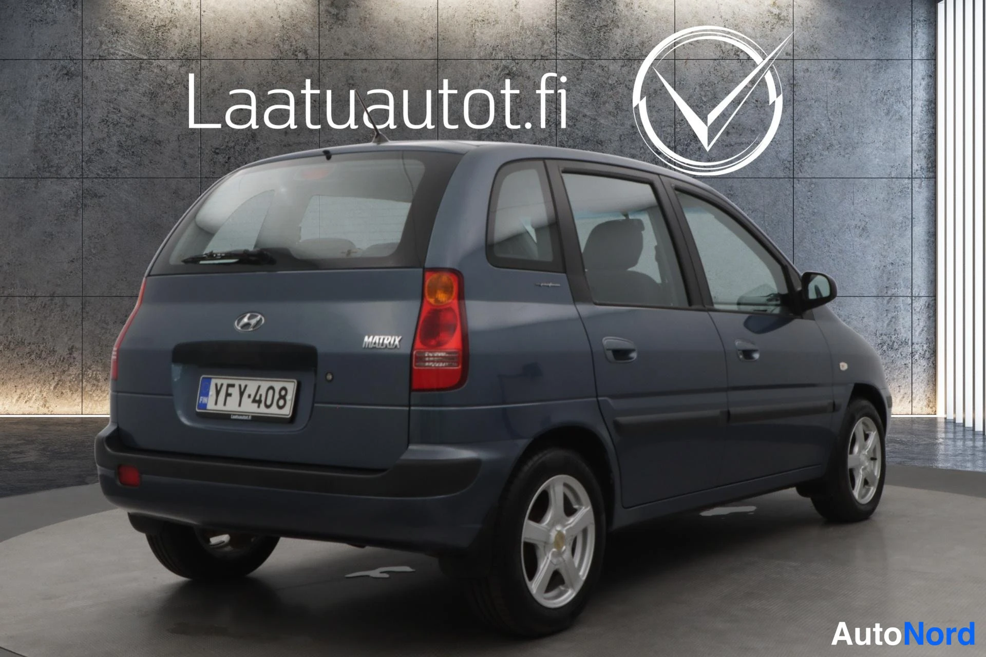 Sininen Hyundai Matrix 2005, takaviisto, kuva 6