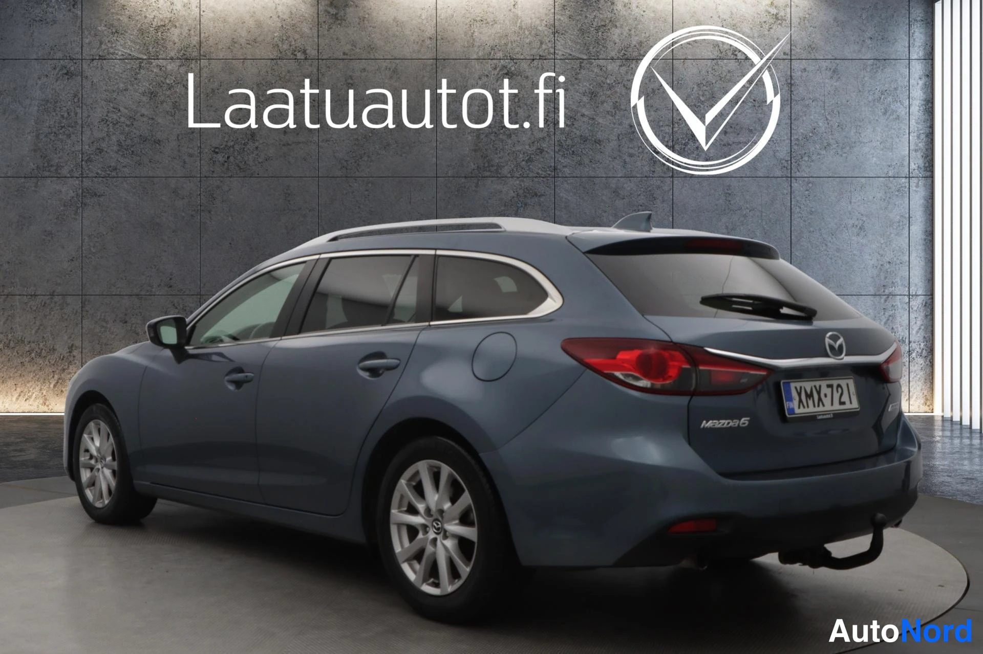 Sininen Mazda 6 2013, takaviisto, kuva 4