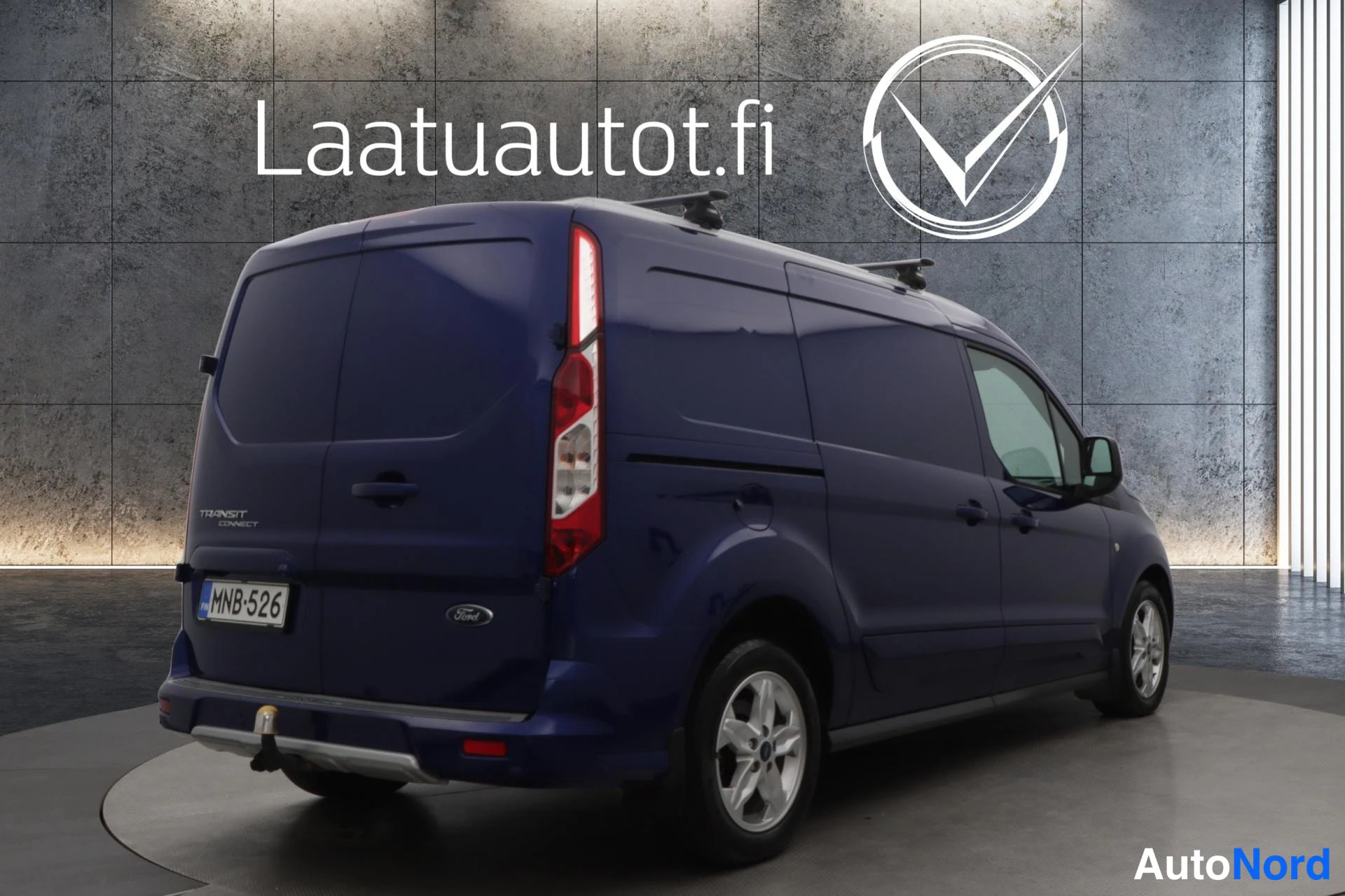 Sininen Ford Transit Connect 2017, takaviisto, kuva 8