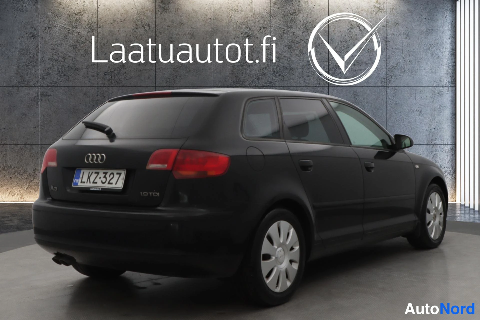 Musta Audi A3 2008, takaviisto, kuva 6
