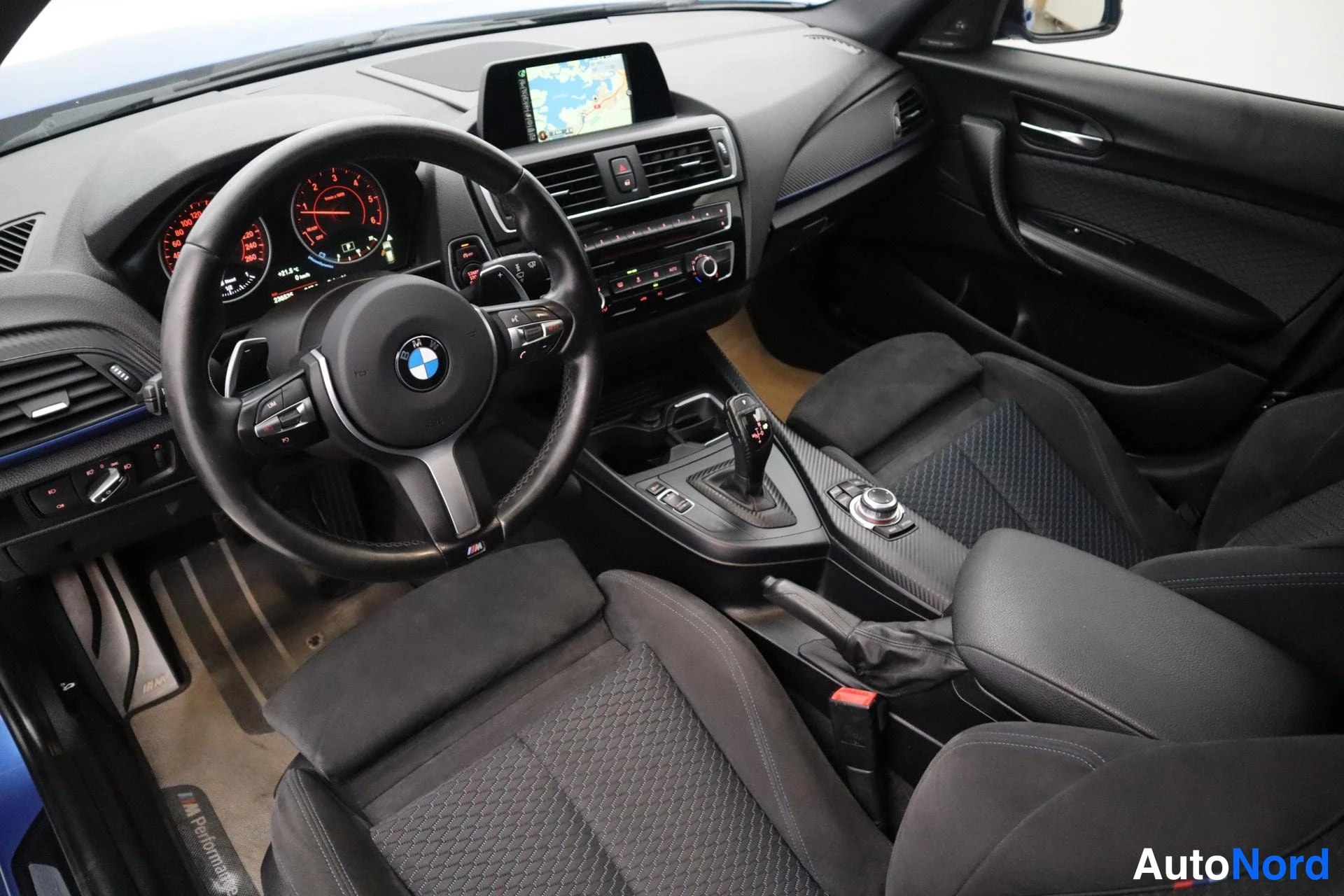 Blue BMW 120d xDrive 2015, photo 16