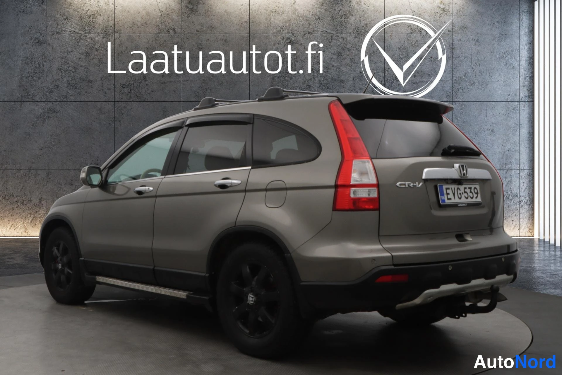 Beige Honda CR-V 2009, takaviisto, kuva 3