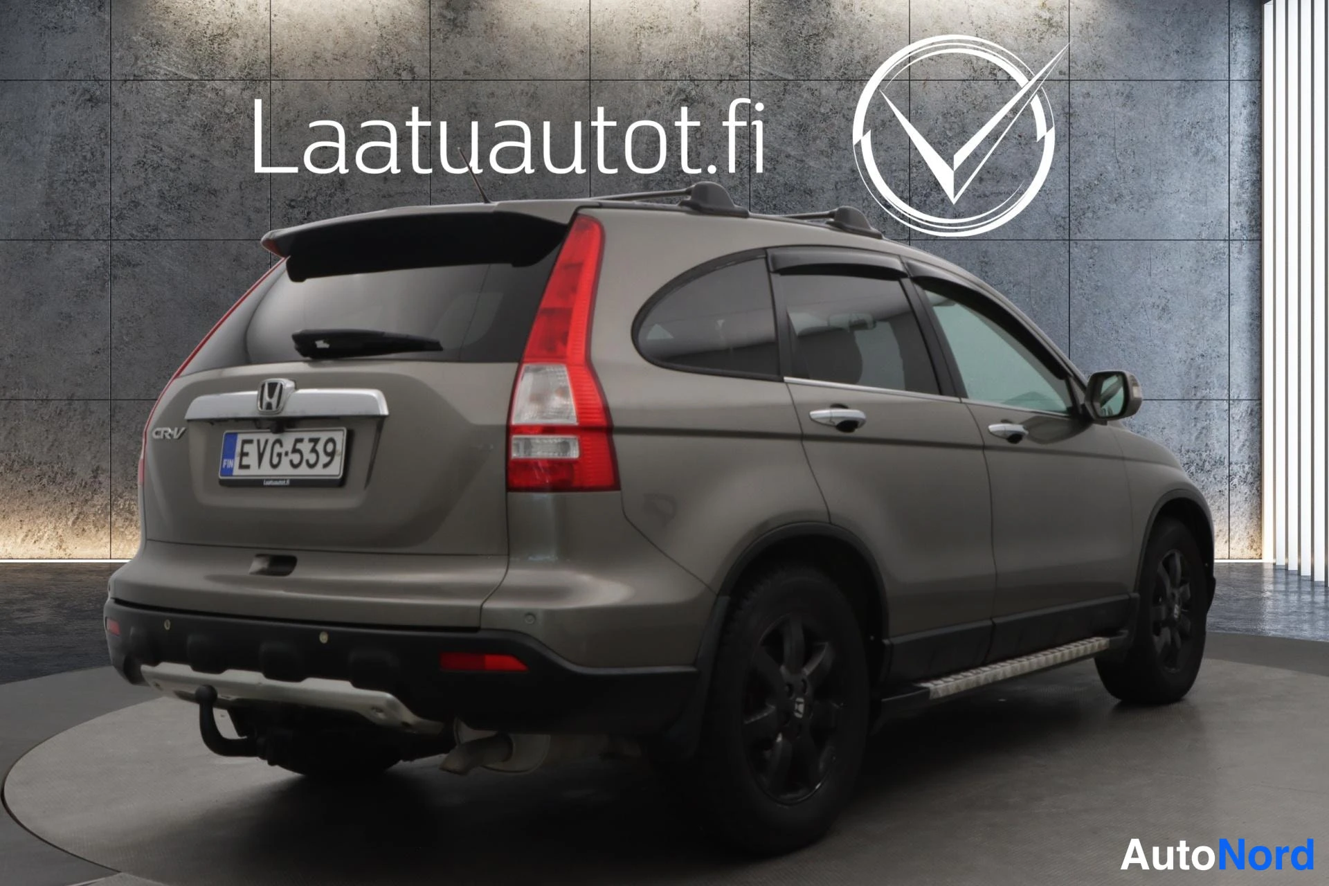 Beige Honda CR-V 2009, takaviisto, kuva 4