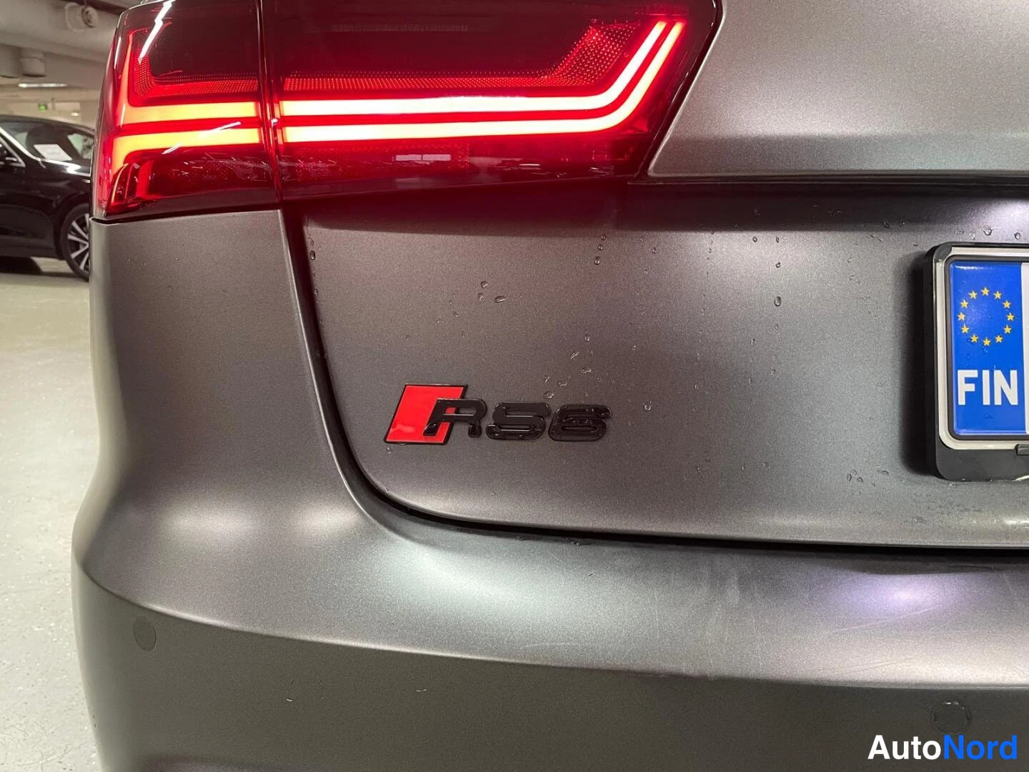 Harmaa Audi RS6 2015, takaa, kuva 12