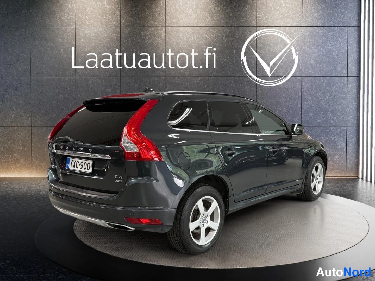 Harmaa Volvo XC60 2014, takaviisto, kuva 7