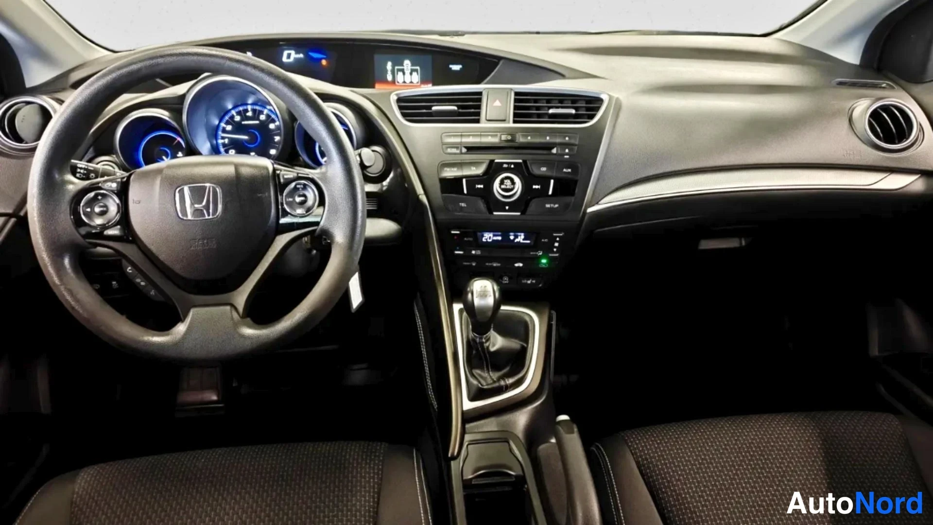 Blue Honda Civic 2016, photo 8